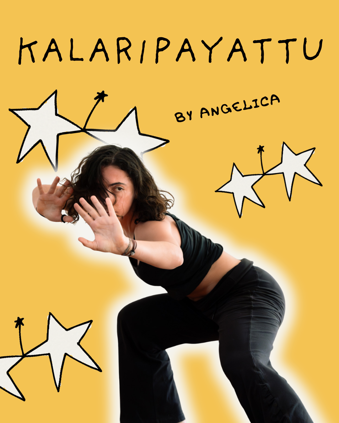 Kalaripayattu con Angelica