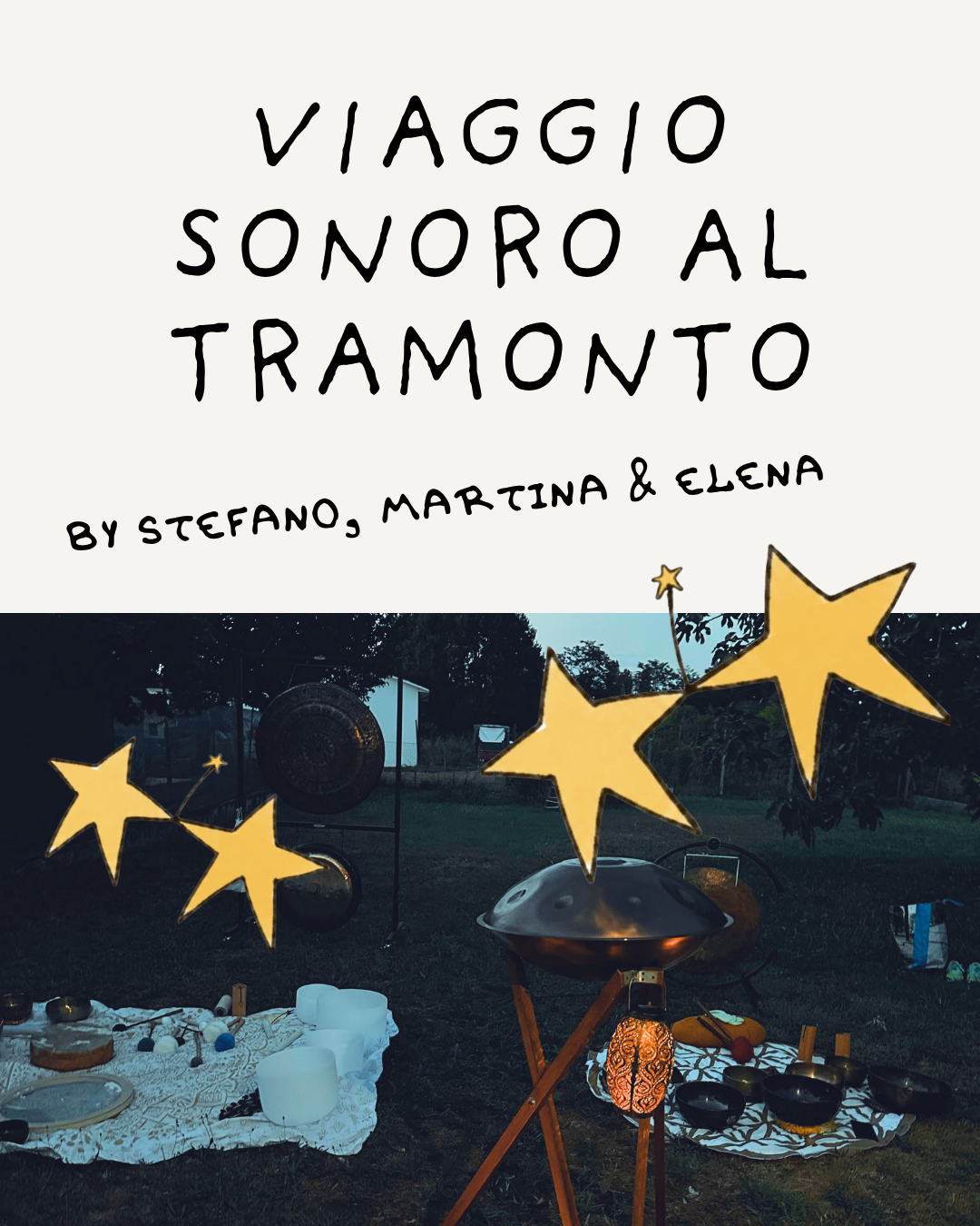 Viaggio Sonoro al Tramonto con Stefano, Martina & Elena